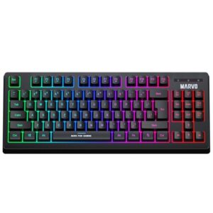 Teclado Gamer TKL Marvo K607 RGB Español rosario
