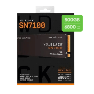SSD WD Black SN7100 500GB 6800MBS NVMe PCIe 4.0 rosario