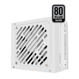 Fuente 550W Gigabyte 80+ Silver P550S Ice rosario