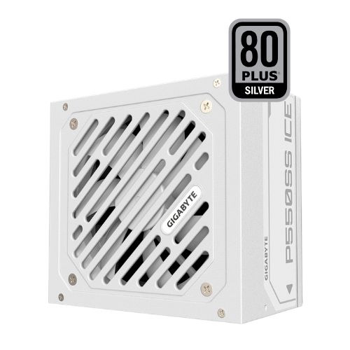 Fuente 550W Gigabyte 80+ Silver P550S Ice rosario