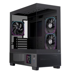 Gabinete Einarex Prisma RGB SM501D Black mATX
