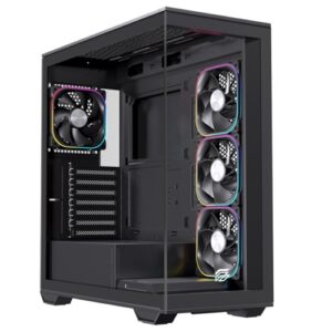 Gabinete Einarex Prisma S700 RGB Black ATX