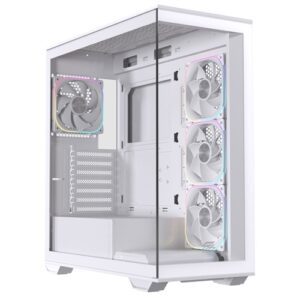 Gabinete Einarex Prisma S700 RGB White ATX en rosario
