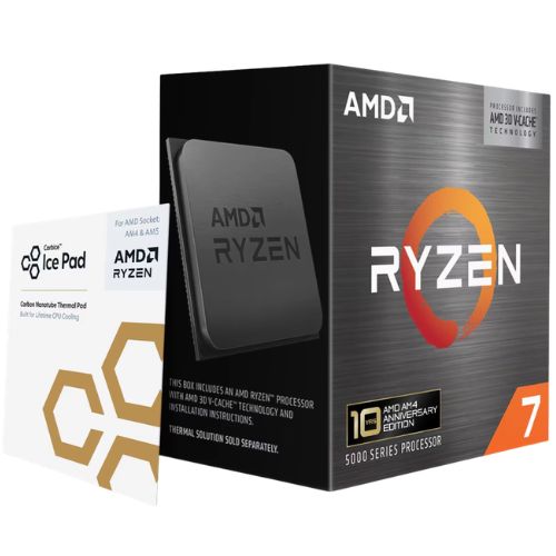 Microprocesador AMD Ryzen 7 5800X3D 10th Anniversary rosario