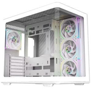 Gabinete Cooler Master Elite 600 4 Fans ARGB White