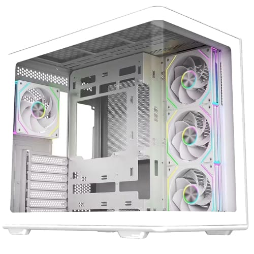 Gabinete Cooler Master Elite 600 4 Fans ARGB White