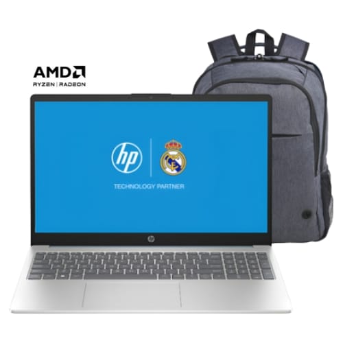 Notebook HP 15.6 Ryzen 5 SSD 512GB con Mochila