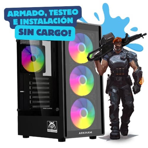 PC Gamer AMD Ryzen 7 con RX 9060XT en rosario